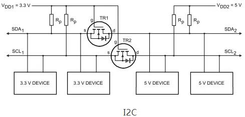 實用的雙向mos管電平轉換電路-三極管電平轉換及驅動電路分析-KIA MOS管