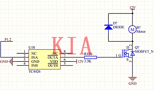 如何給MOS管柵極或三極管基極連接下拉電阻？-KIA MOS管