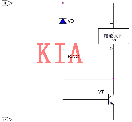 繼電器，二極管