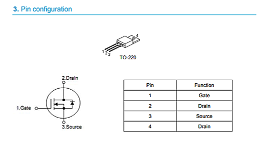 MOS管，KIA9120A，200V40A資料