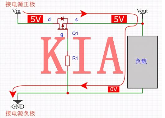 PMOS，防電源反接電路