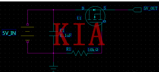 PMOS，防電源反接電路