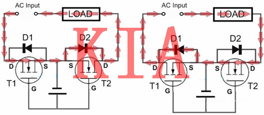 使用MOS管的固態繼電器（SSR）電路-KIA MOS管