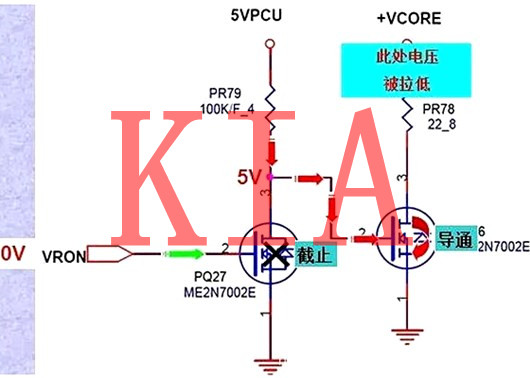 MOS管d、s反接，電源反接