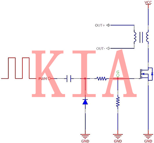 MOS驅(qū)動感性負載 PWM