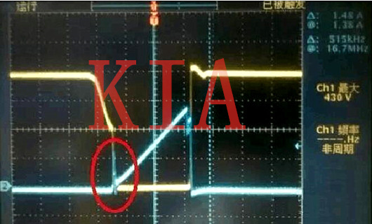 開關MOS電流波形