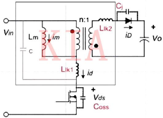 開關MOS電流波形