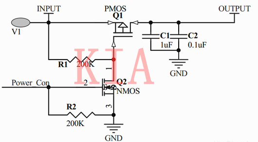 PMOS 電源開關