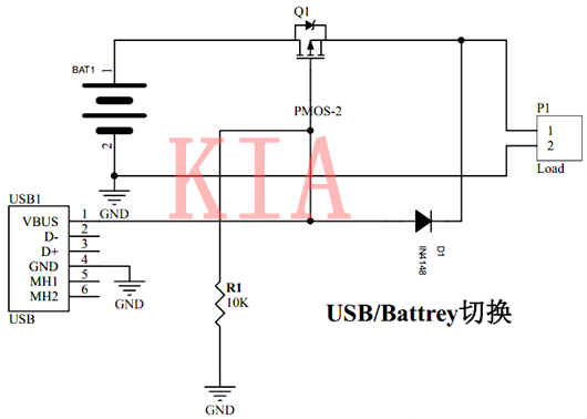 PMOS 電源開關