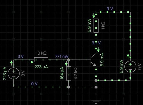 三極管在飽和區(qū)做電子開(kāi)關(guān)分析-KIA MOS管