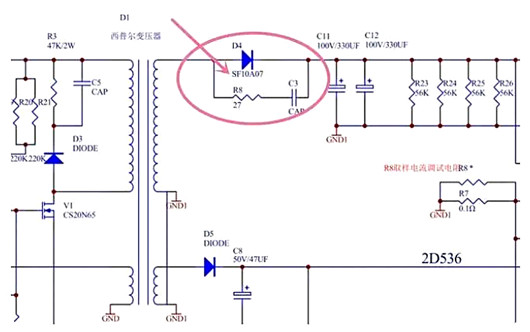 電源 二極管 并聯 電容