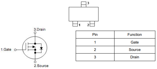 ?SI2305場(chǎng)效應(yīng)管參數(shù),2305場(chǎng)效應(yīng)管引腳圖,si2305中文資料-KIA MOS管
