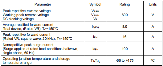 8a600v快恢復(fù)管,08TB60