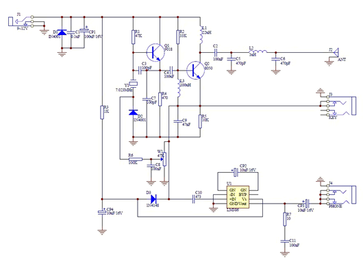 無(wú)線收發(fā)電路圖,電路原理詳解-KIA MOS管