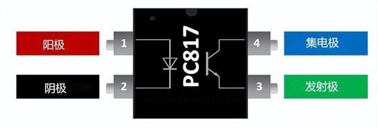 817c光耦參數,引腳圖