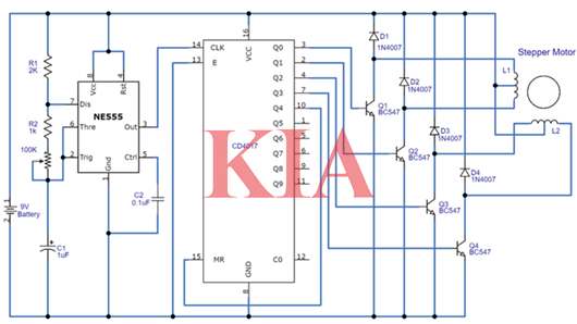 步進電機控制器,原理