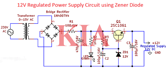開關穩壓電源,電路