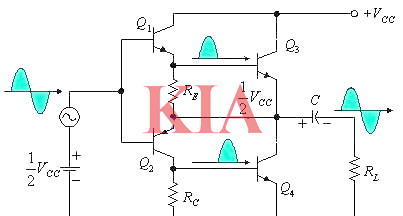 otl功率放大器電路圖,電路原理-KIA MOS管