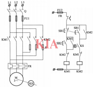 制動控制電路圖,原理