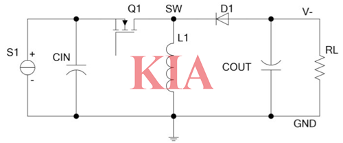buckboost電路原理,buckboost拓撲結構-KIA MOS管
