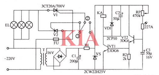 5v開關電源電路圖,5v開關電路分享-KIA MOS管