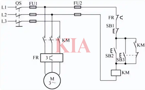 三相電動機(jī)電路圖,電機(jī)控制電路圖-KIA MOS管