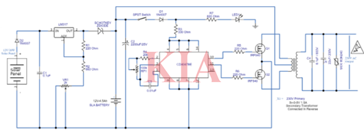 太陽(yáng)能逆變器電路