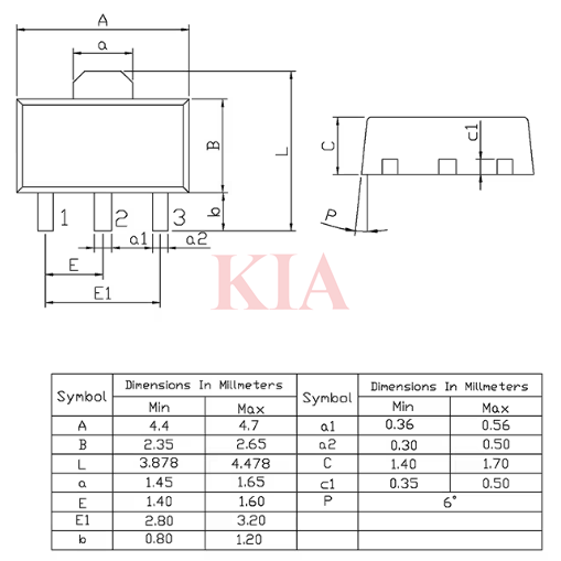 sot-89,sot89封裝尺寸