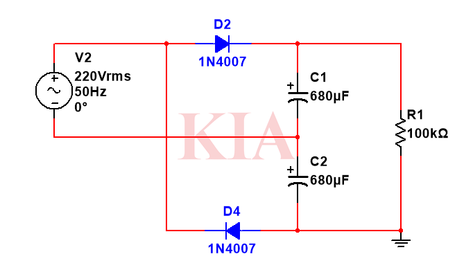 二倍壓整流電路